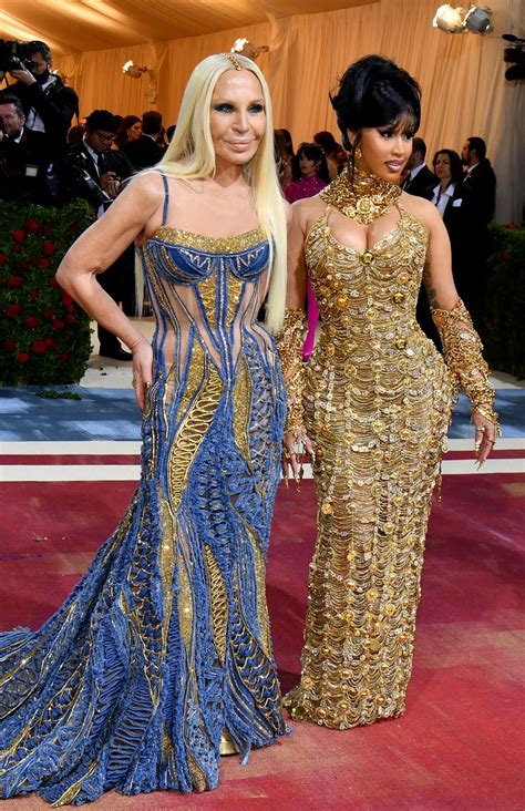 cardi b Donatella Versace